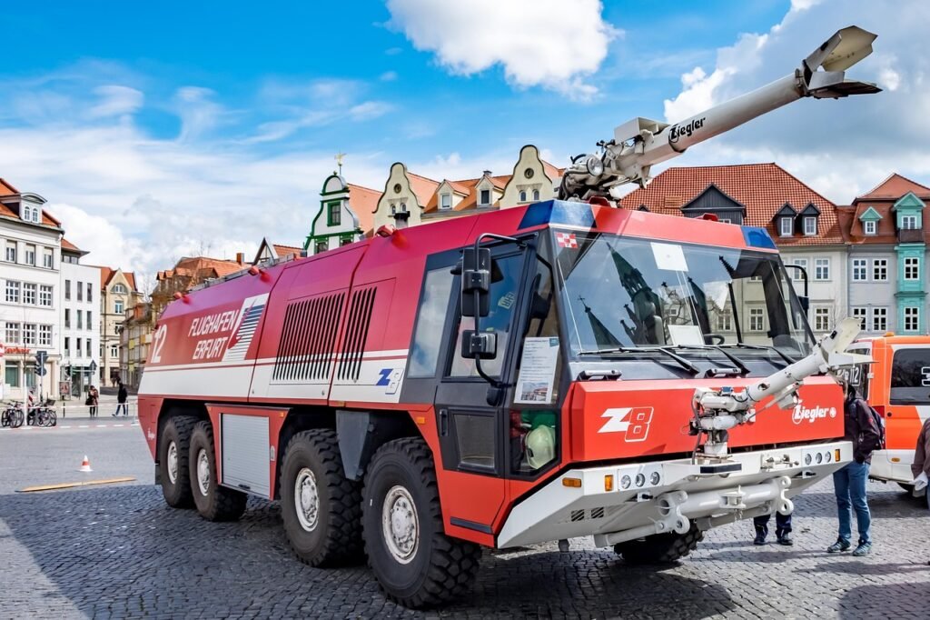 feuerwehr, natur, flughafenfeuerwehr, erfurt, domplatz, autofrühling, frühling