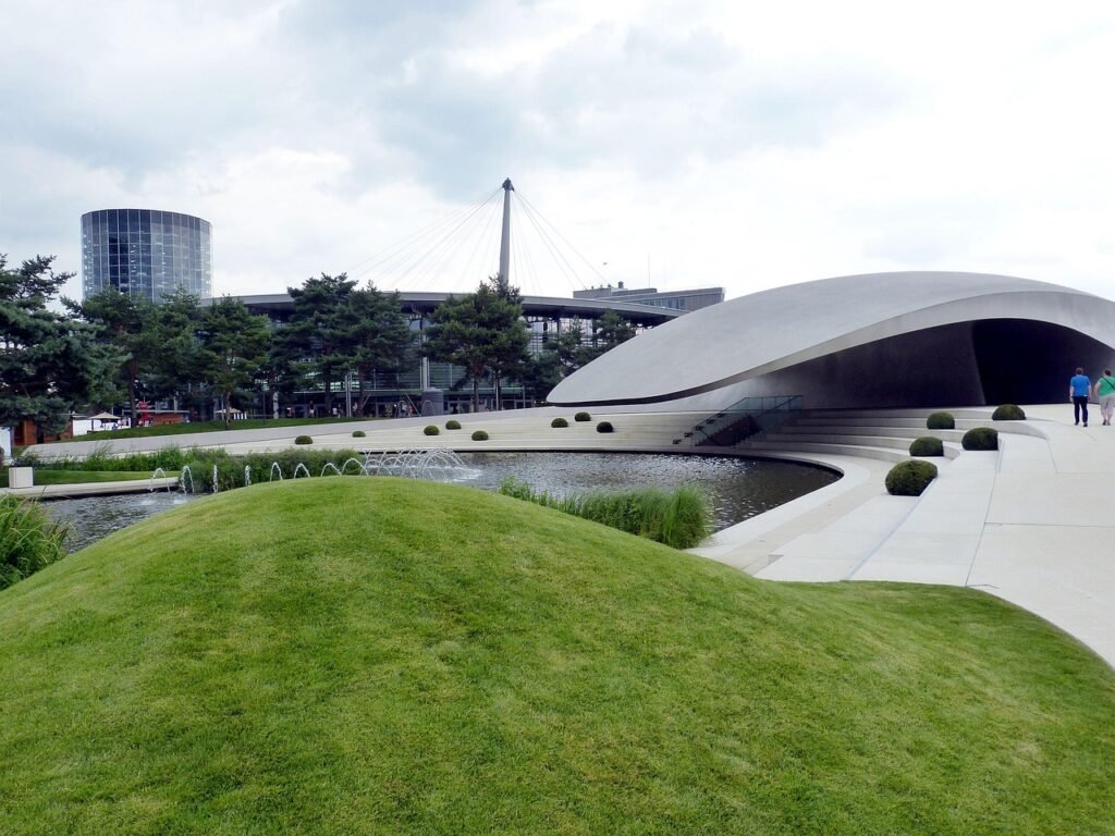 wolfsburg, autostadt, autostadt wolfsburg, auto, vw, auto tapeten, pkw, fahrzeug, architektur, grünanlage, volkswagen, nieder