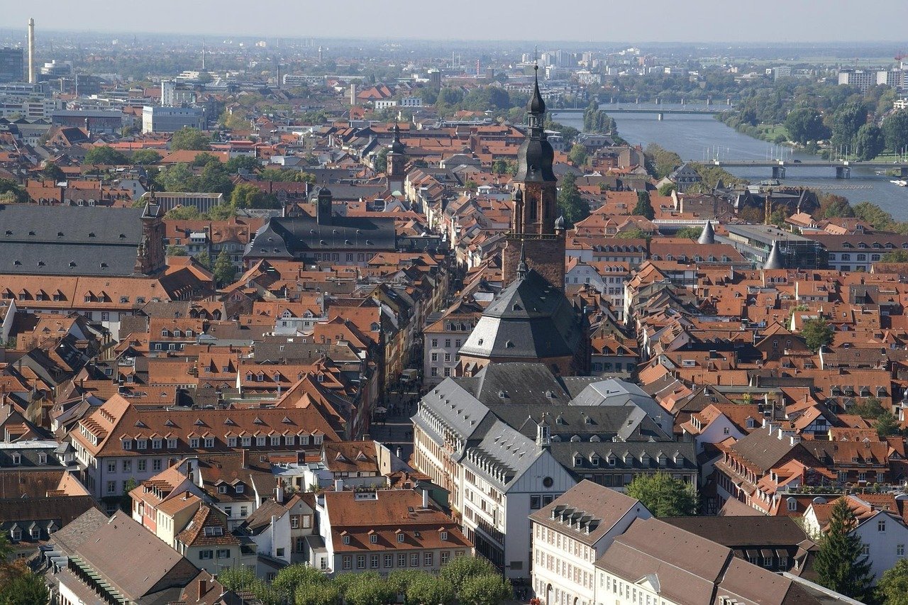 heidelberg, germany, view, city, travel, architecture, tourism, neckar, river, panorama, heidelberg, heidelberg, heidelberg,